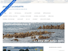 Tablet Screenshot of mafeuilledechou.fr